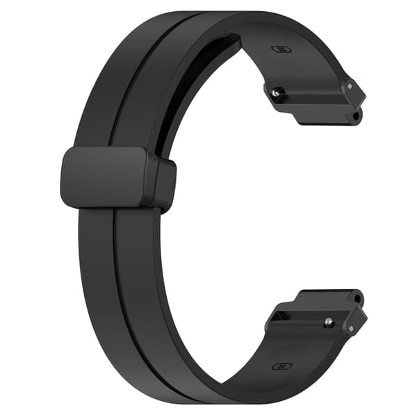 Silikoneurrem til Garmin Forerunner 220/230/235/620/630/735, Sort, 15/20mm