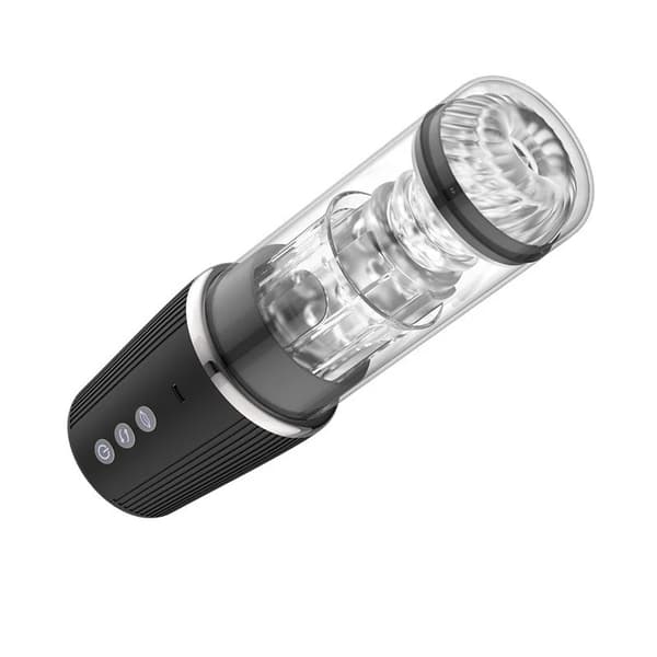 Vibrator med 7 vibrations-, 5 rotations- og 5 sugefrekvenser, silikone, USB-C, sort