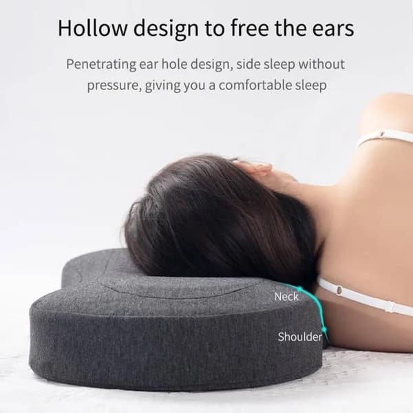 Memory Foam-kudde för sidosovare, ergonomisk, smärtlindring, sovkomfort