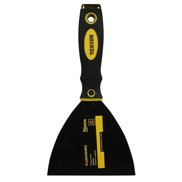 5\" sparkelspade, rustfritt stål, mykt grep, avrundet kant, malingsskrape