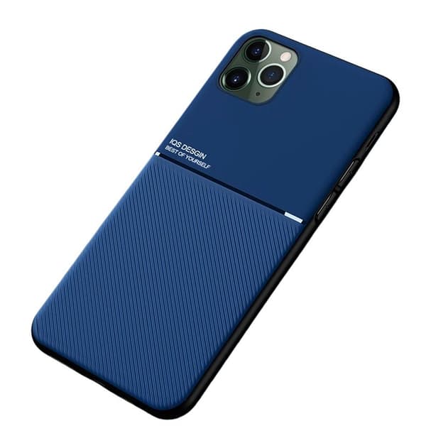 Magnetiskt Plånboksfodral för iPhone SE2 2020, 5D Fulltäckande, med Bilfäste & Linsskydd blue