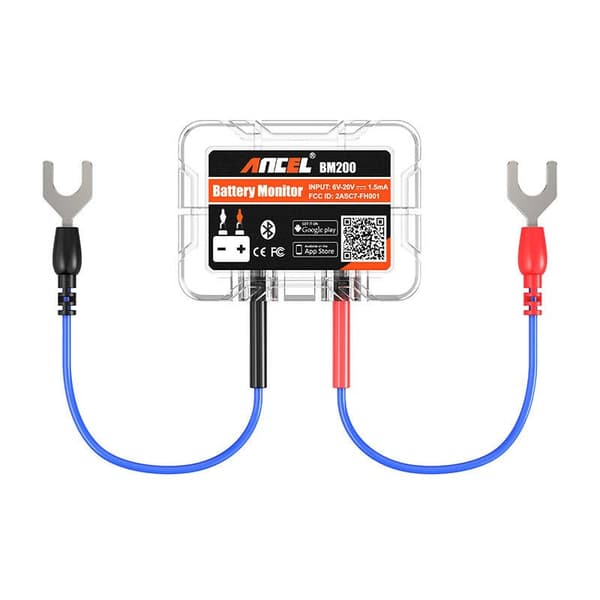 Bluetooth batteritester Ancel BM200, 6-20V DC, 12V bildiagnoseverktøy