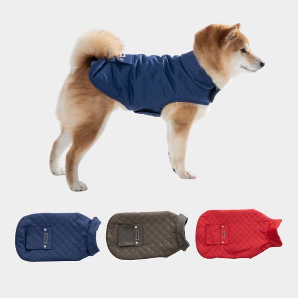 Vandtæt vendbar hundejakke til mellemstore og store hunde, efterår/vinter kæledyrfrakke, polyester