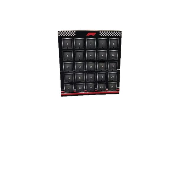 F1 Adventskalender, Racerbil Blind Box, PVC Nedtællingsgave