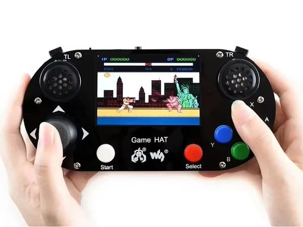 Raspberry Pi Bærbar Spillekonsol Hat med 3,5 Tommer IPS Skærm til Retro Gaming