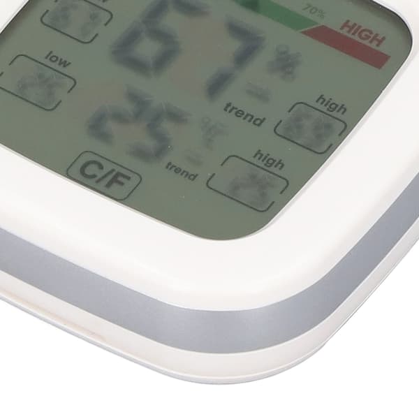 Rumstermometer Färgskärm, Luftfuktighetsdisplay, Högprecisionssensor för Sovrum Kontor Kök