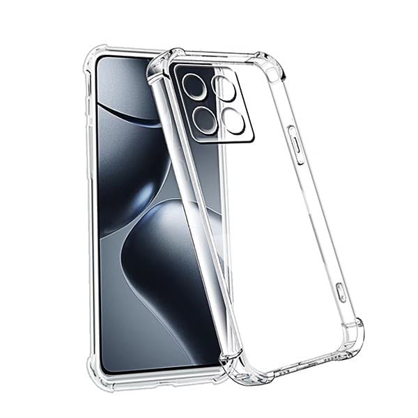 Super Protection Case Kit with Tempered Glass Screen Protector for Xiaomi 15T 5G, Transparent