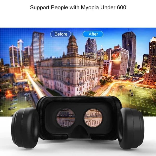 Mobilspel 3D VR-headset, Virtual Reality-glasögon för smartphone, G04EA