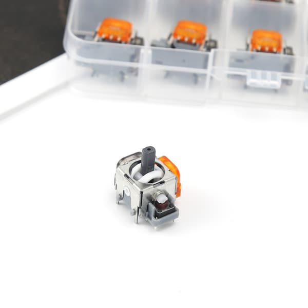 TMR Hall Effect Joystick til Xbox One, 10-pak, Orange, Præcision & Lavt Strømforbrug