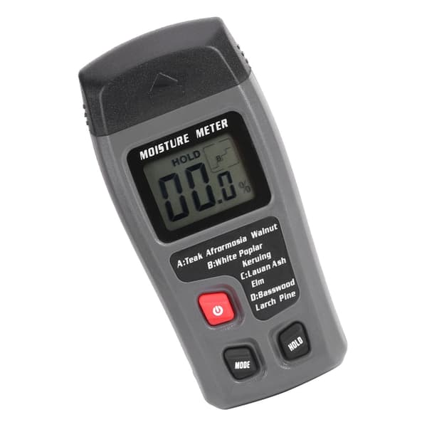 Digital LCD Træfugtighedsmåler, Håndholdt Fugtdetektor Hygrometer Tester Sensor