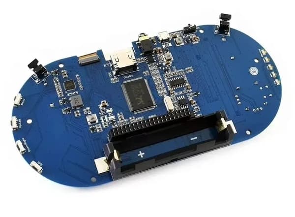 Raspberry Pi bærbar spillkonsoll-hatt med 3,5-tommers IPS-skjerm for retrospilling