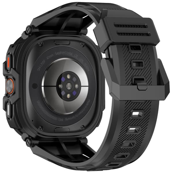 Samsung Watch Ultra 47MM Rem, TPU, Sort, Integreret Design, Sikker Pasform