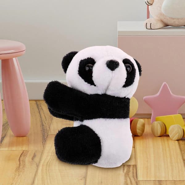 Pehmoinen Panda Klipsi Panda Pehmolelu Kodin Koriste Sormipanda