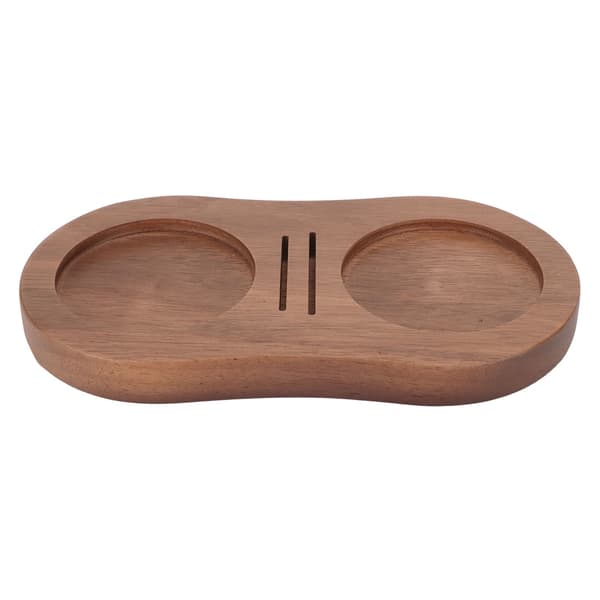 Kaffe Tamperholder i Tre, Universell 51mm 53mm 58mm, Tamperstasjon Base