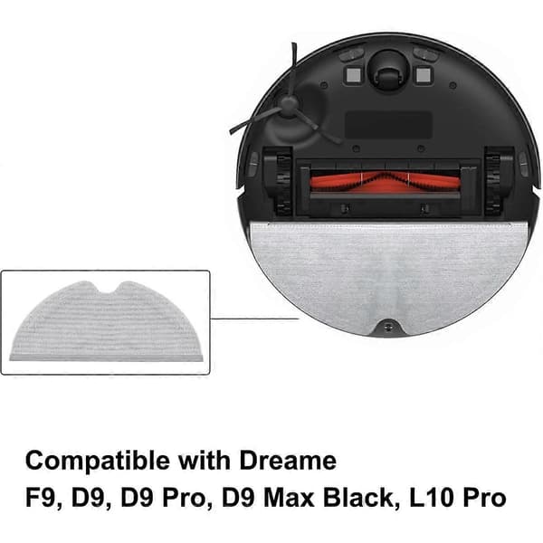 Til F9, D9, D9 Pro, D9 Max Sort, L10 Pro Robot Støvsuger Moppeklude Pads Reservedele