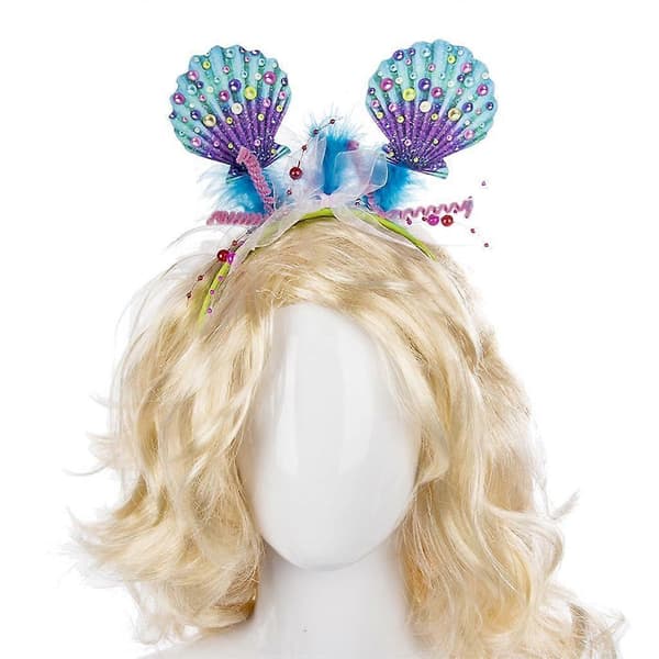 Moderne Seashell Hårbøyle for Jenter Voksen Hår til Halloween Festtilbehør