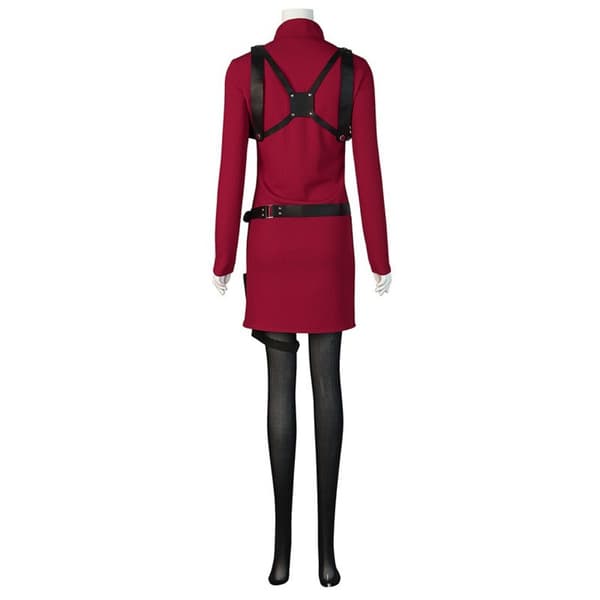 Ada Wong Cosplay Kostume, Resident Evil 4, 2-delt Læder Hylster Sæt, One Size