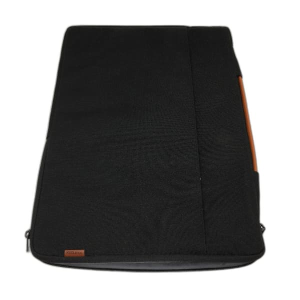 17 tommer laptop sleeve blød taske, bæretaske med tilbehørspung til notebook, sort