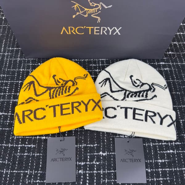 Bird Word Toque Vit Void Ullmössa Unisex Varm Vinter Yellow
