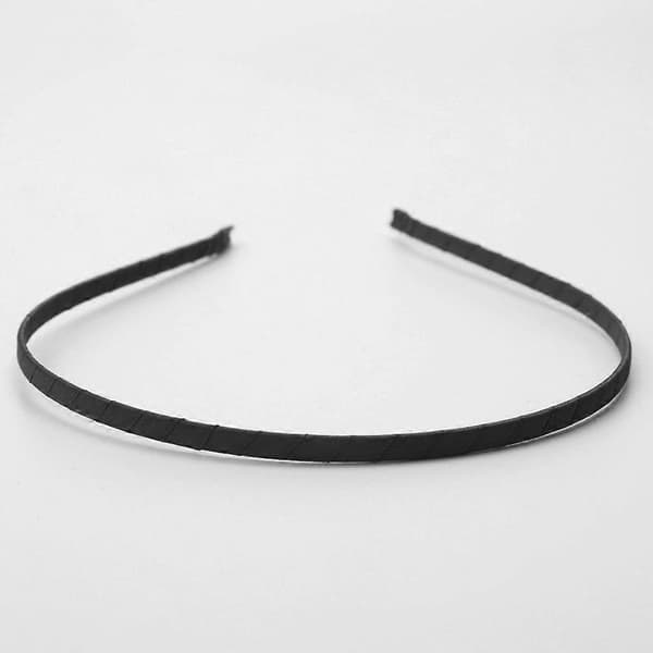 10 stk. Hårelastikker, sateng scrunchie pannebånd hårbånd elastisk chouchous hår Black