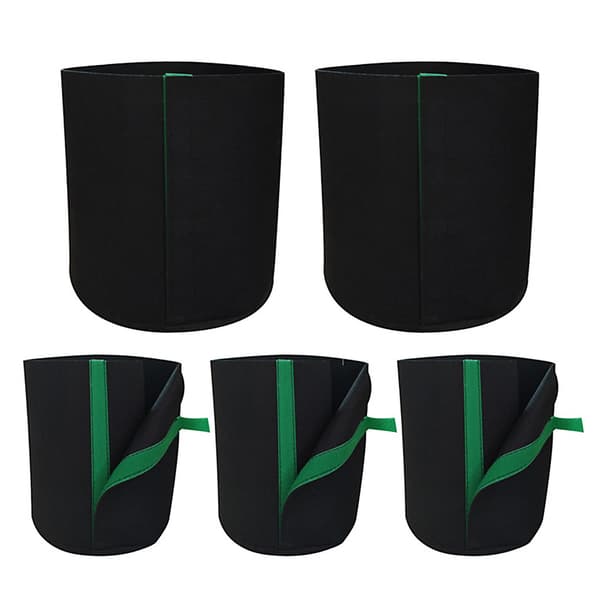 Transplanteringskorgset, 5-pack vakuumförseglat, 30x25x8cm, för trädgårdsarbete camel
