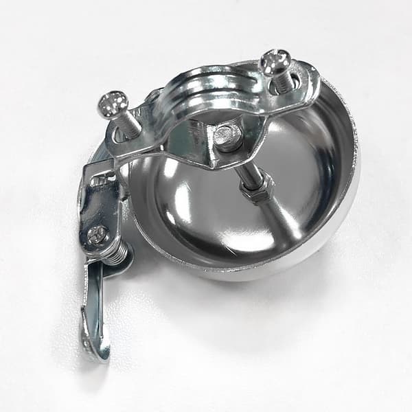 Klassisk Cykelklocka, Silver, Hög Klar Ring, Universell Passform 20-25mm Styre, Enkel Installation