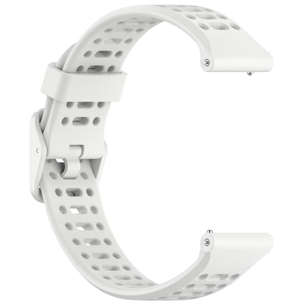 COROS klocka silikon tvåfärgat band, vit, 22 mm, sportarmband för PACE 3 APEX 2Pro