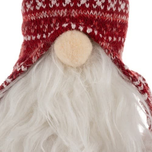 Julevinflaskepose, Nisse-design, Genanvendelig Polyester, 55x18x22 cm, Festlig Gave
