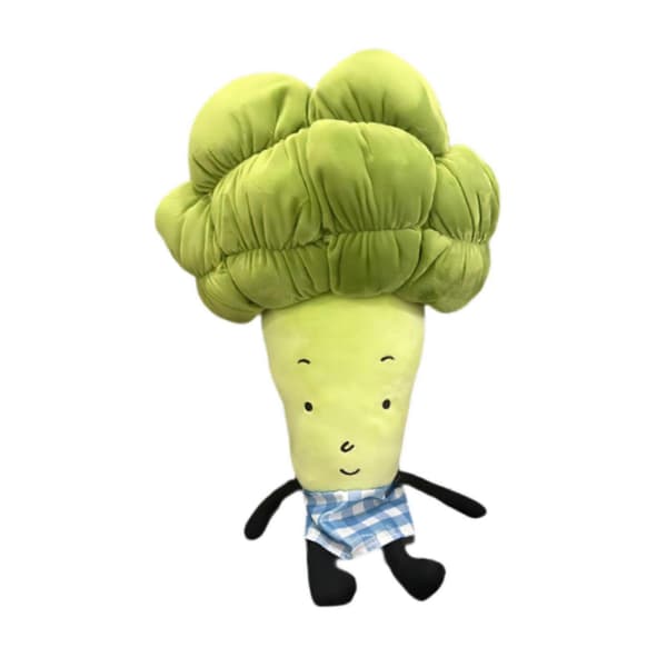 Plysdukke Broccoli Udstoppede Grøntsagslegetøj til Stue Børneværelse Sofa