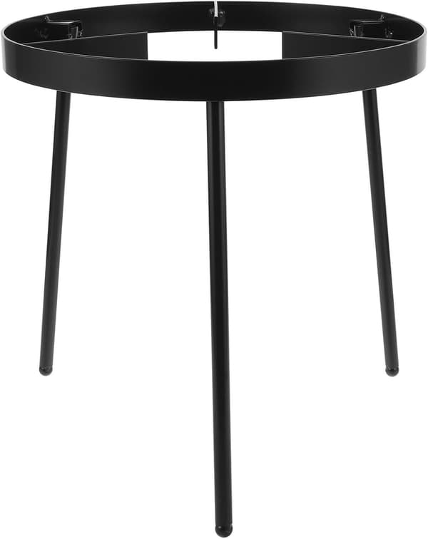 Støbejerns campingstativ 25 cm til bålmadlavning, robust multifunktionel støtte