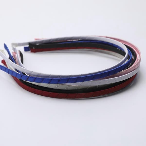 10 st Hårgummiband, Satin Scrunchie Pannband Hårband Elastiska Chouchous Hår Mixed