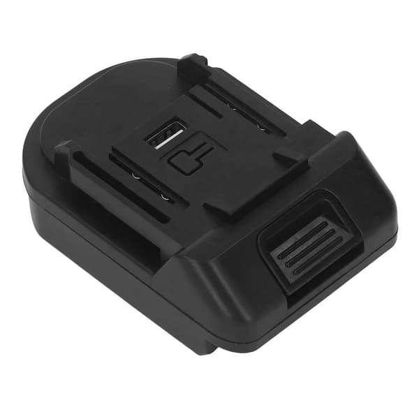 18V til 20V batteriadapteromformer, ABS med USB, for elektriske verktøy