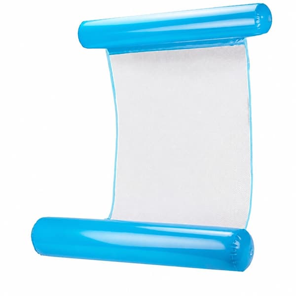Oppustelig Vandhængekøje Pool Float, PVC Lounger til Voksne, Bærbar Sammenfoldelig