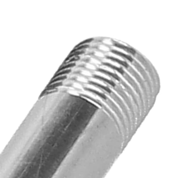G1/4 udvendigt gevind rustfrit stål rørfitting, 10 cm, gevindforbindelse til VVS