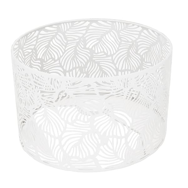 Vit lampskärm för E14 E27-lampor, modern enkel stil heminredning