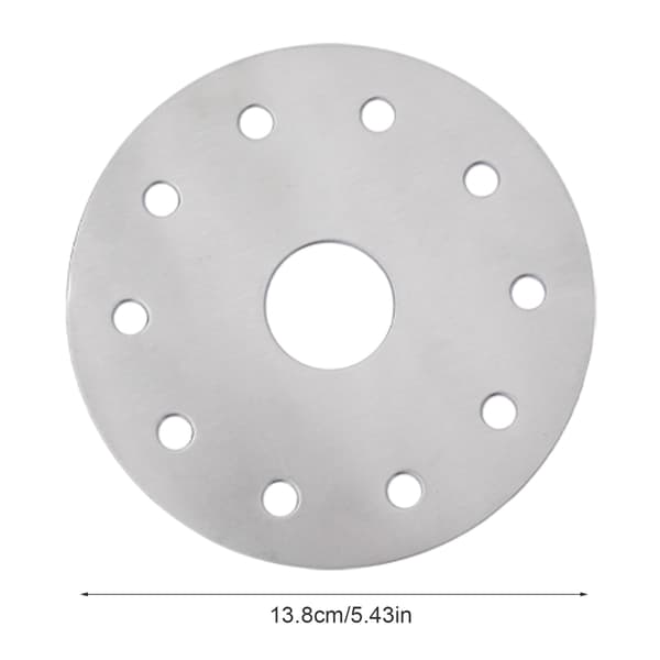 Varmeleder i rustfrit stål til induktionskogeplade, 13,8 cm/5,43 tommer, gaskomfurkonverteringsdisk