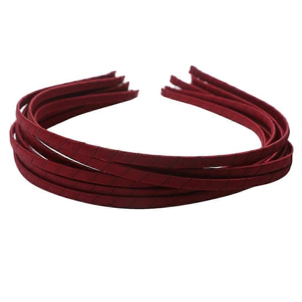 10 stk. Hårelastikker, sateng scrunchie pannebånd hårbånd elastisk chouchous hår Red