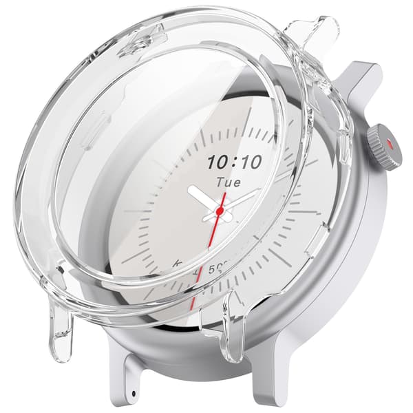 PC-härdat glasfodral kompatibelt med CMF Watch3 Pro, transparent
