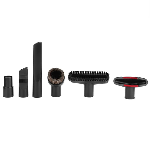 6-delars dammsugartillbehörssats, sugborsthuvud, passar för 32-35 mm innerdiameter