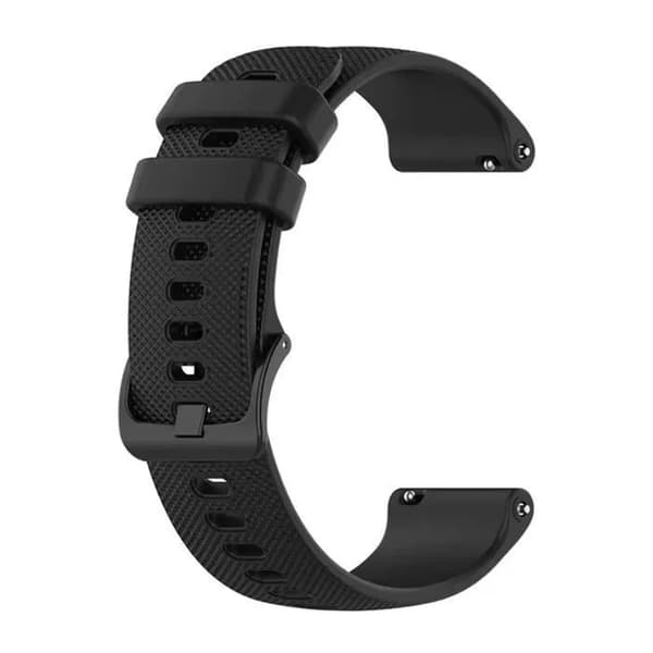 22 mm kompatibel Smartwatch-rem til Garmin Forerunner Venu Vivoactive, sort