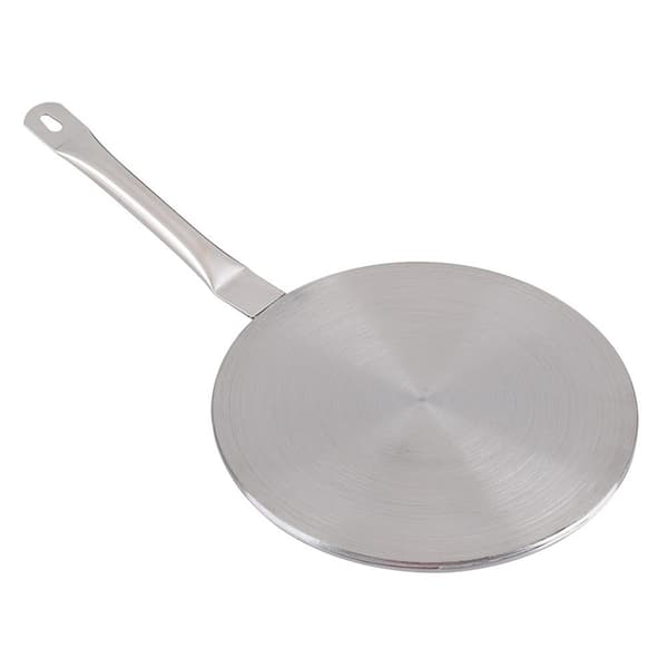Varmeleder i rustfrit stål til gas-, el- og induktionskomfur, 22 cm