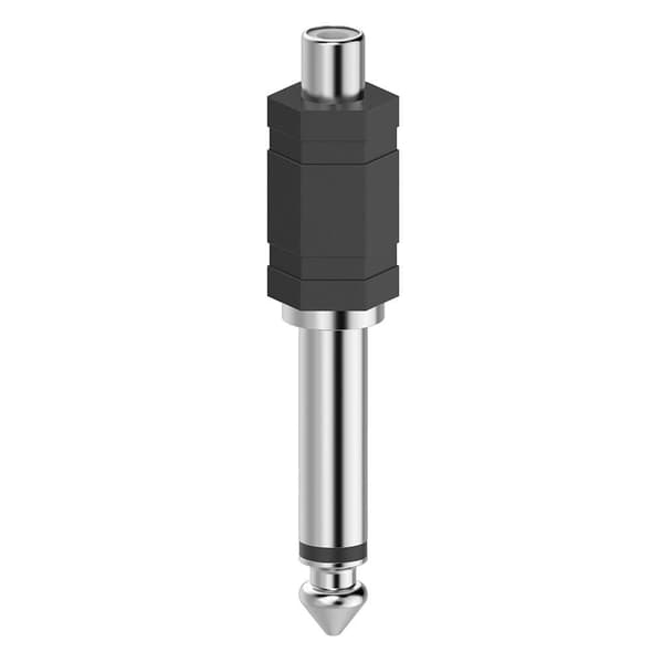 RCA til 6,3 mm Mono Audio Adapter, Kompakt