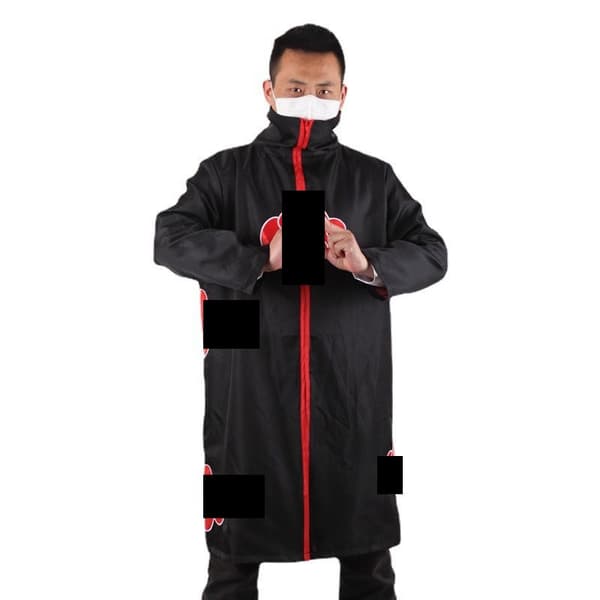 Naruto Akatsuki Kappe Cosplay Kostume Kappe, Anime Halloween Rollespil, Hætte