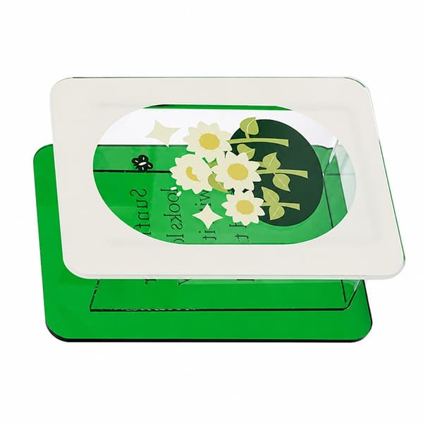 Klar Akryl Blomvas, Modern Buketthållare, Blomsterbehållare för Heminredning