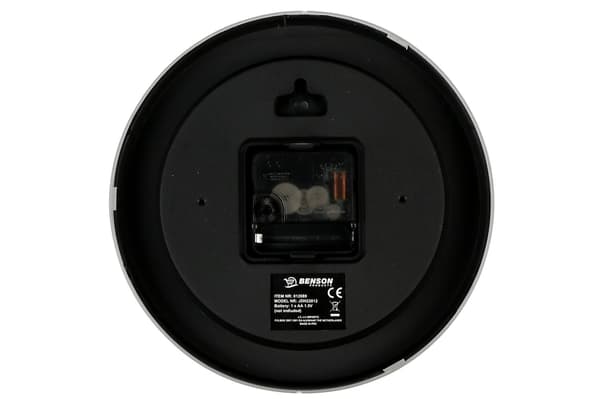 Väggklocka 20 cm, Rund, Tyst, Batteridriven, Modern Design