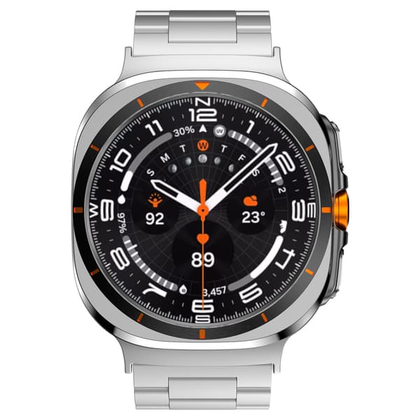 Urrem i titaniumlegering til Samsung Galaxy Watch Ultra 47mm, sølv