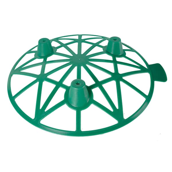 Blå hagefruktfat, 19,5 cm diameter, 3,5 cm høyde, høstekurv