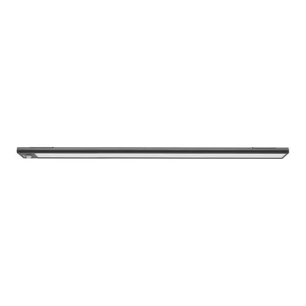 Bevægelsessensor skabslys, 40cm, 4000K, Sort, Automatisk LED Natlys til Garderobe