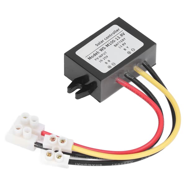 MPPT Solarkontroller, 100W, 13.8V, Batterilading, Beskyttende Bryterpanel