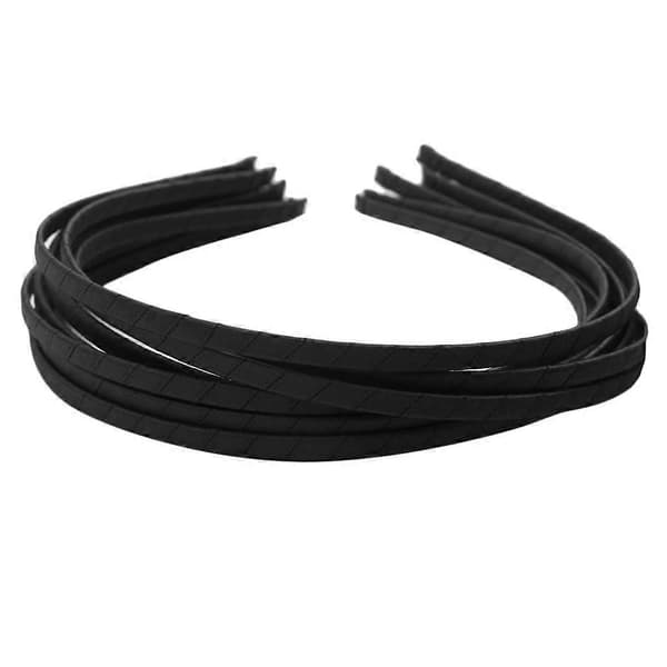 10 st Hårgummiband, Satin Scrunchie Pannband Hårband Elastiska Chouchous Hår Black